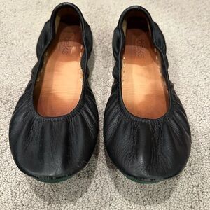 Tieks by Gavrieli Matte Black leather ballet flats size 9 used women’s